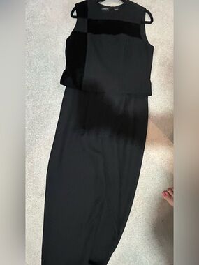 Liz Claiborne black "all-in-one" jumpsuit